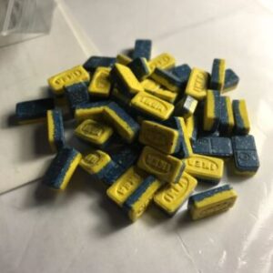 Buy Blue and Yellow IKEA 220mg mdma Pills Online