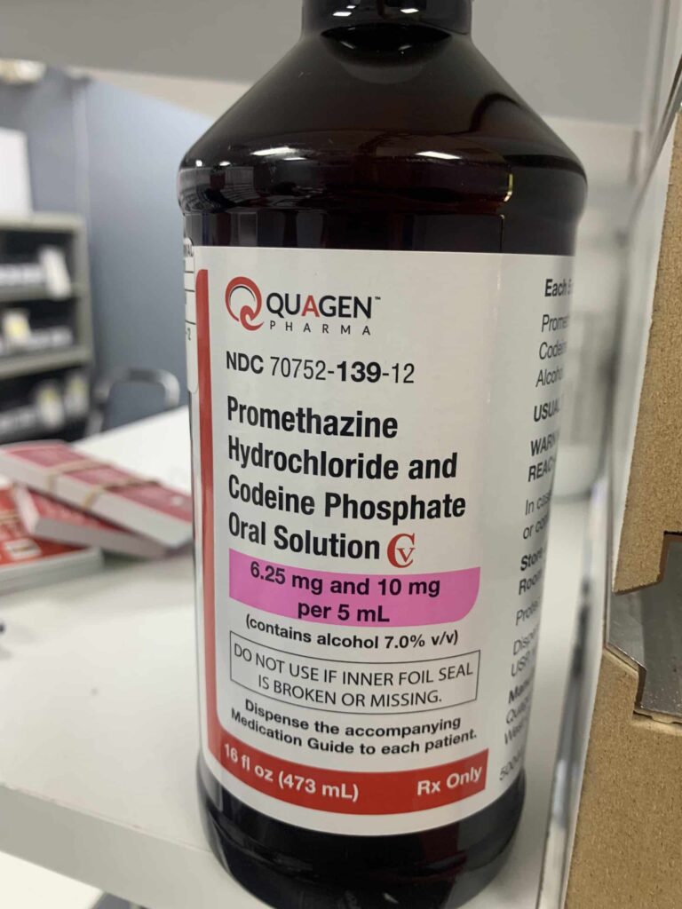 Home 19 Quagen cough syrup